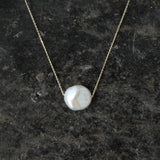Florence Hill Freshwater Pearl 18'' 9ct Yellow Gold Chain - Pearl 4.2