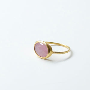 Ram Rijal Pink Sapphire ring