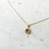 Kerry Seaton 18ct Yellow Gold and Brown Diamond Necklace