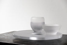 Celia Dowson Rhossili Glass small clear platter