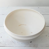 Abigail Schama 'Porcelain Bowl with gold lustre'