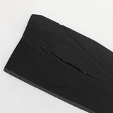 Pacha Design Organic tray with scars & cracks in Burnt English Oak with brass feet 26