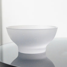 Celia Dowson Rhossili Glass small bowl in misty grey