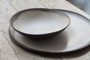 Jennifer Morris 'Resilience' Black stoneware bowl, 34