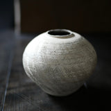 Cheng Wei White Chipin (Terracotta) Flower Vase