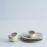 Hand made ceramic lace plates